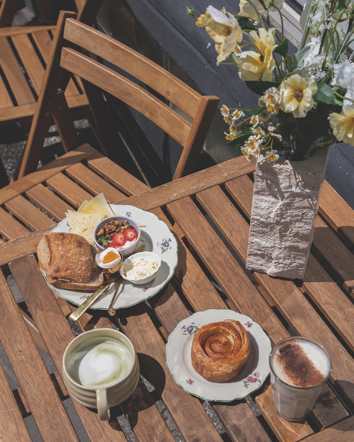 Sommerbord med kanelsnurre